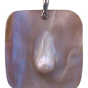 Sterling Silver Mother Of Pearl Pendant